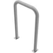 Guard hoop |  76 x 2,6 mm | without cross bar | for casting in concrete | total width: 750 mm | total height: 1150 mm | hot-dip galvanized